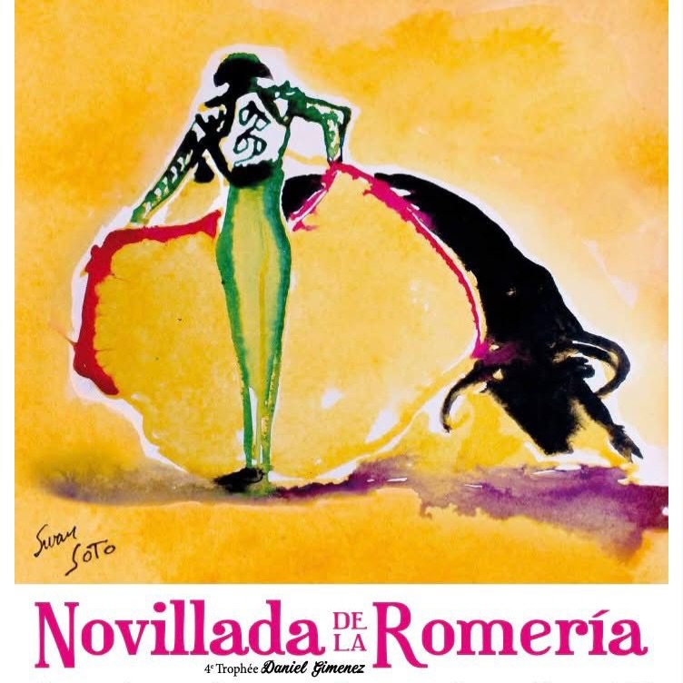 Grande novillada de la Romeria dans les Arènes de Mauguio, samedi 6 juin 2026 à 17h30. 6 novillos des ganaderias Gallon, Jalabert Frères, Pagès-Mailhan, Cuillé, Barcelo et La Paluna. pour les novilleros :
NINO JULIAN - VICTOR - CLOVIS
 
Prix des places :
 - 25€ pour les Entrées Générales,
 - 20€ pour les Clubs Taurins et les Groupes dès 10 personnes,
 - Gratuit pour les enfants de moins de 12 ans,
 
Infos par email à billetterie.mauguio@gmail.com ou par téléphone au 06 70 32 30 06.